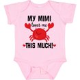 thumbnail image 3 of Inktastic Mimi Loves Me Grandson Boys or Girls Baby Bodysuit, 3 of 5