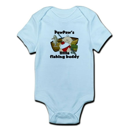 

CafePress - Pawpaw s Fishing Buddy Infant Bodysuit - Baby Light Bodysuit