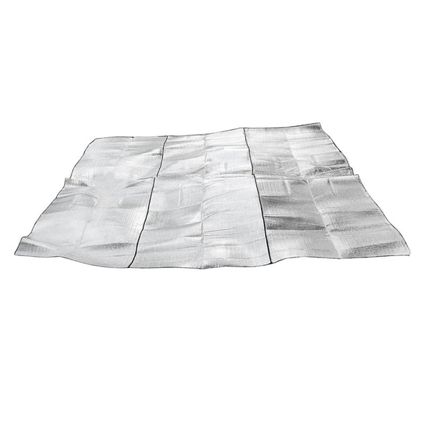 de picnic plegable portátil colchón almohadilla de papel de aluminio para acampar 300x300cm