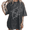 2-Black, variant on Twin Shark Ocean Giant Sharks Love Graphic Tee Oversized Ocean Print Vintage Washed T-Shirt