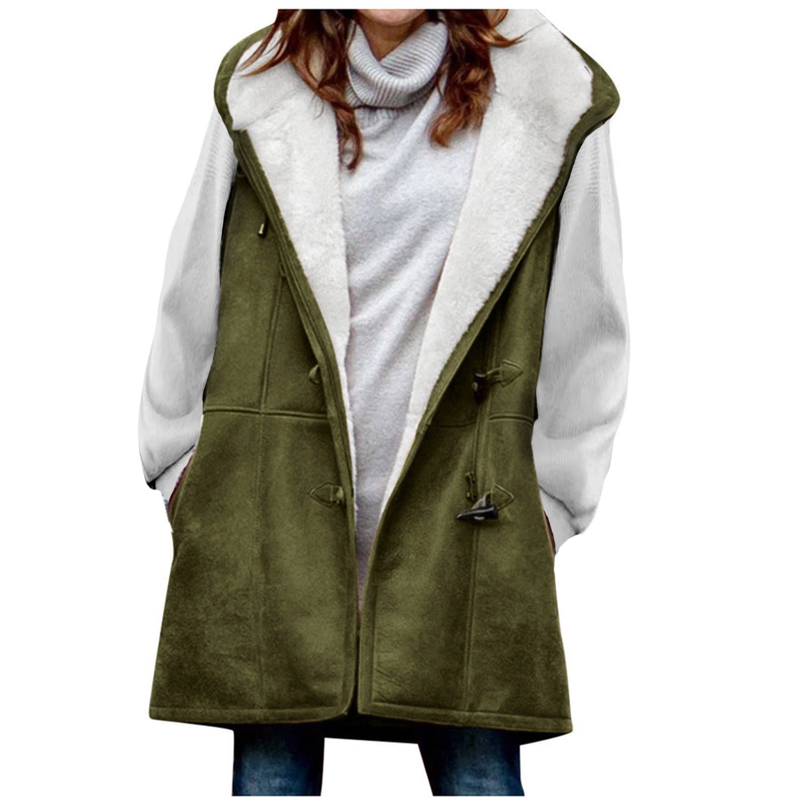 Yihaojia Long Winter Coats for Women Oversized Lightweight Fleece Hooded  Jacket Sherpa Fleece Long Jackets Coat Outerwear Sales Today Clearance  Todays Clearance Deals Today's Deals Clearance : : Clothing, Shoes  & Accessories