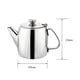 thumbnail image 5 of Cafetera de acero inoxidable, hervidor de agua, tetera, paquete de té, jarra de agua, plata 850ml, 5 of 5