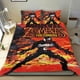 thumbnail image 1 of Marvel Zombies Conjunto de sábanas temático, trío de piezas, cómodo y amigable con la piel, diseño único, regalo de decoración para el hogar para familiares, amigos y fans,173cm *218cm, 1 of 6