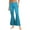 Sky Blue, variant on Women's Flared Leg Pants - High Waist Wide Leg Trousers, Dance & Casual Wear (XS-XXXXL, 14 Colors) | Yubnlvae | Ladies Solid Color High Waist Slim Fit Casual Flared Pants (Black | L)