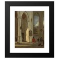 thumbnail image 2 of Emanuel de Witte 15x18 Black Modern Framed Museum Art Print Titled - Interior of the Oude Kerk in Delft (1655), 2 of 5