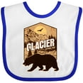 thumbnail image 3 of Inktastic Glacier National Park Vacation Boys or Girls Baby Bib, 3 of 4