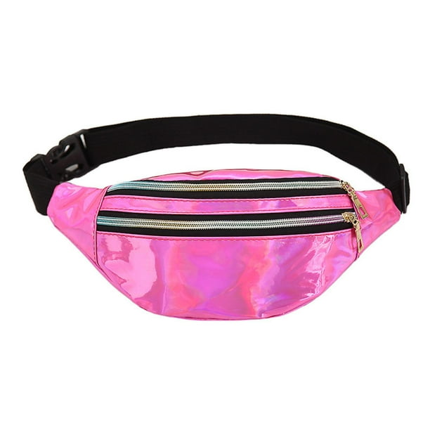 Geometric holographic fanny pack best sale