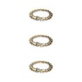 thumbnail image 2 of Thinsony Distinctive Gothic Punk Dragon Scale Bangle 48 inches Cool and Contemporary Light Gold 7.48 Inch 3Set, 2 of 6
