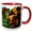 Red/White, variant on 3drose, Colorful Trio, Venice at Carnival Time, Italy, 15oz Two-tone Blue Mug