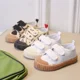 thumbnail image 4 of Zapatos coreanos INS blancos para niños, zapatos Canva para primavera y otoño, zapatos de fondo blando para interiores para mujeres y niñas, 4 of 5