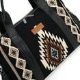thumbnail image 6 of Wrangler Duffel Bag for Women Large Travel Weekender Bag Designer Tapestry Carry On Bags, Tapestry-Black, 6 of 7
