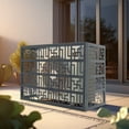 thumbnail image 3 of TFCFL 4 Panel Air Conditioner Fence Aluminium Air Comditioning Units Privacy Screen Dark Gray, 3 of 16