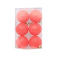 thumbnail image 2 of Riforla 6Pcs Christmas Ball Baubles Party Xmas Tree Decorations Hanging Ornament Decor 8cm Christmas Decorations Red A, 2 of 4