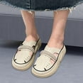 thumbnail image 6 of Women Slide Sandals House Slippers Bathroom Stylish Girls Closed Toe Sandals Beige 36, 6 of 8