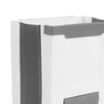 thumbnail image 2 of Cubo de basura colgante Sunnimix gris blanco Bote de basura, 2 of 8