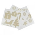 thumbnail image 3 of 2 Set Self‑Adhesive Christmas Bell Snowflake Decal Stickers Showcase Window Wall Decoration, 3 of 14