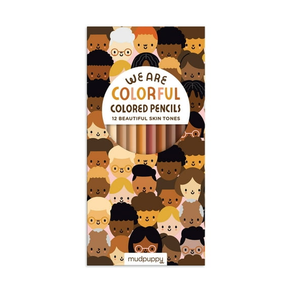 We Are Colorful Skin Tone Colored Pencil