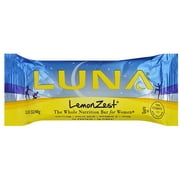 Angle View: LUNA Lemon Zest Nutrition Bars, 1.69 oz (Pack of 15)