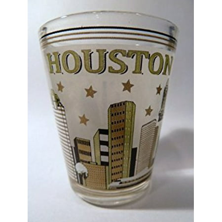 Houston Texas Skyline Shot Glass ctm