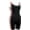 Black/Orange, variant on Adoretex Women's New Direction Lycra Unitard Swimsuit, Multiple Colors and Sizes