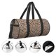 thumbnail image 3 of Fotbe Leopard Print-2 Bolsa Deportiva de Lona Plegable con Estampado, Bolsa de Gimnasio con Bolsillo Seco/Húmedo, Bolsa de Viaje Ultraligera de Gran Capacidad, 3 of 6