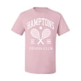 thumbnail image 2 of Wild Bobby Hamptons Tennis Club Est 1986 Sports Men's T-Shirt, Light Pink, 5X-Large, 2 of 6
