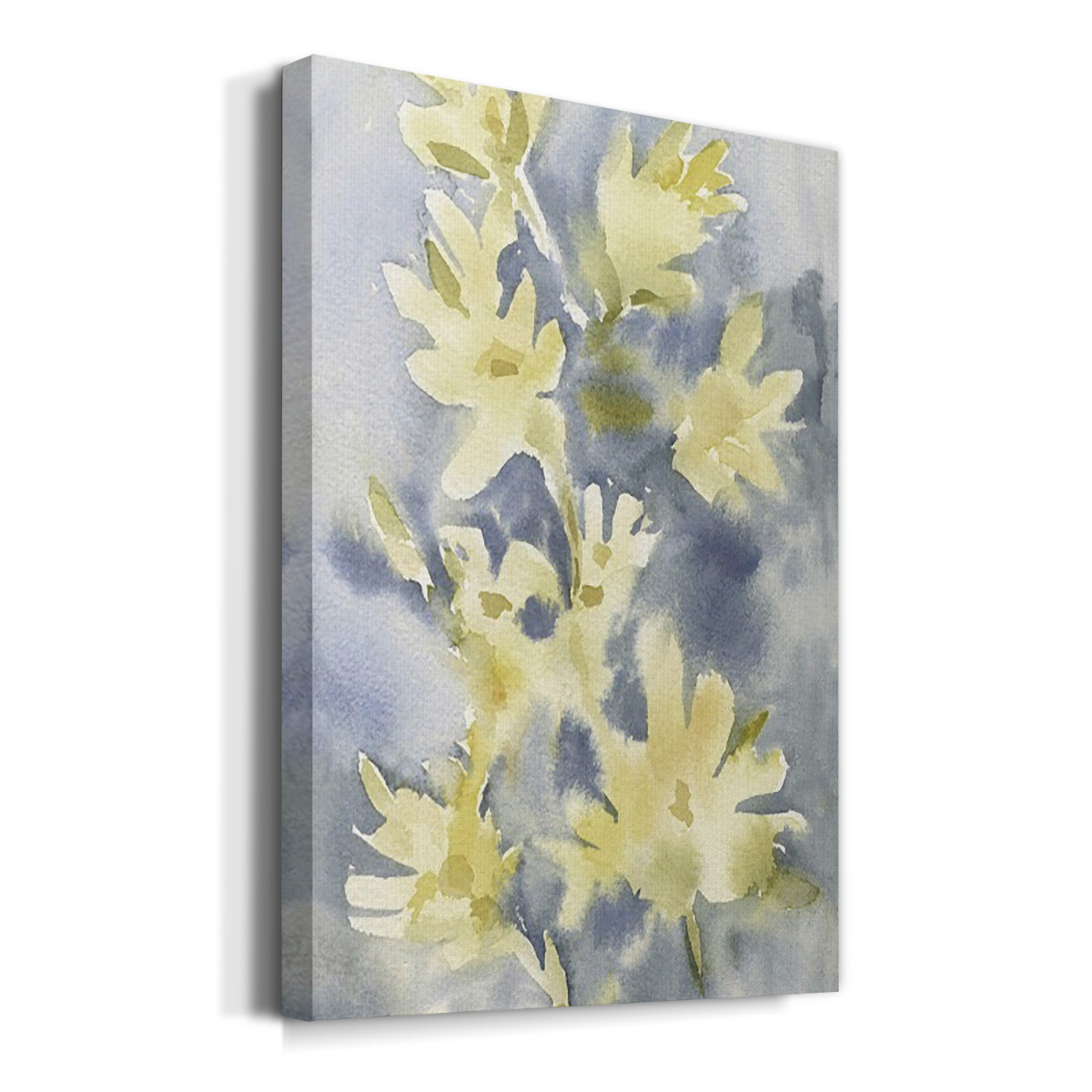 Forsythia Blooms I Premium Gallery Wrapped Canvas - Ready to Hang