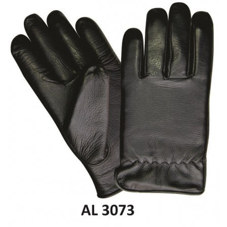 Mens Winter Leather Gloves Genuine Cowhide Naked Thermal insulate Driving Gloves 