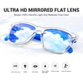 thumbnail image 2 of Gafas de Sol COLOSSEIN para Mujer, Azules, 100% UVA/UVB, 55 mm, 2 of 5