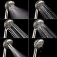 Couradric Handheld Shower Head, 6 Spray Settings Shower Head with Hose