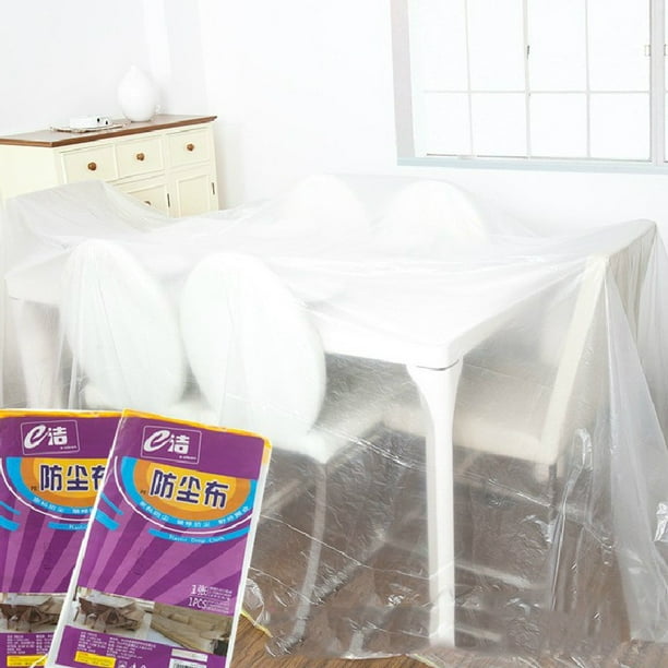 Sufanic Plastic Clear Sofa Couch Cover,Furniture Covers,Waterproof