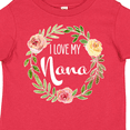 thumbnail image 4 of Inktastic I Love my Nana- flower circle Boys or Girls Toddler T-Shirt, 4 of 5