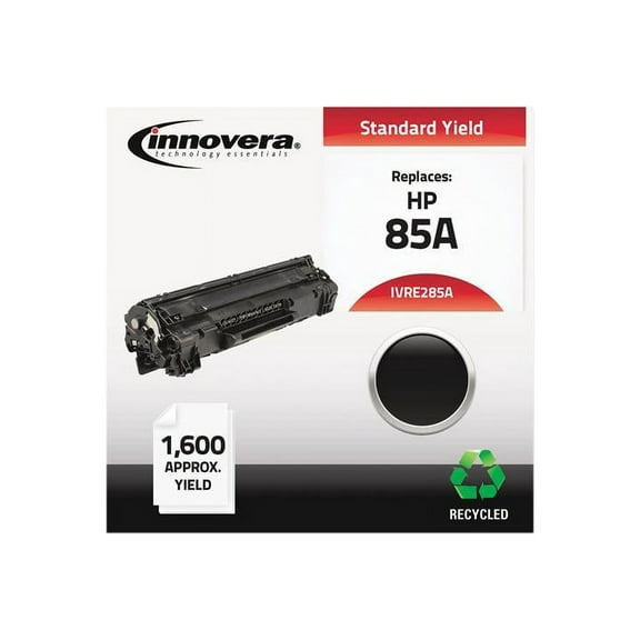 Remanufactured Innovera IVRE285A Black Compatible CE285A (85A) Laser Toner