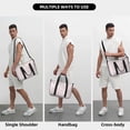 thumbnail image 4 of Rocae Rainboe And Rabbit for Travel Shoulder Bag Top Handle Handbag with Yoga Mat Buckle for Gym, Work, Travel, 4 of 7