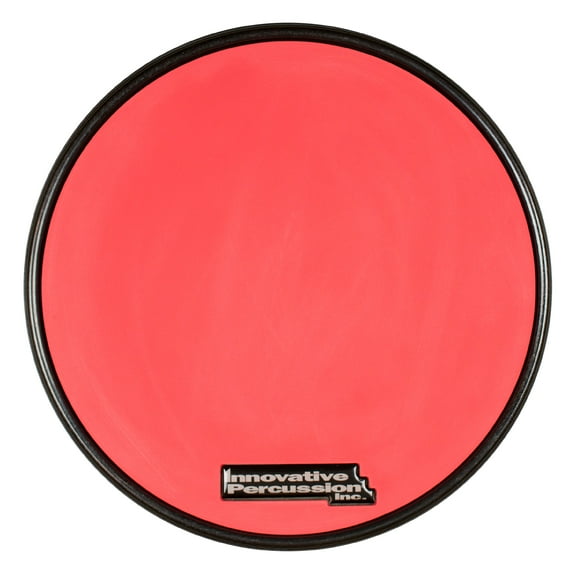 Innovative Percussion RP-1R Red Gum Rubber Practice Pad w/ Black Rim