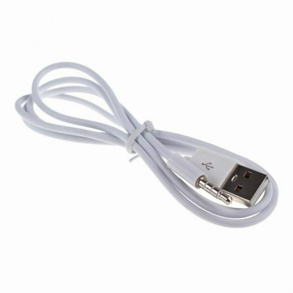 Universal USB To 3.5mm Audio Cable Syncing & Charger Cable For iPod Shuffle Devices And Bluetooth-compatible Devices 1M