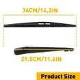 thumbnail image 4 of For Subaru Impreza Forester Legacy Outback Rear Windshield Blade Arm Wiper, 4 of 14