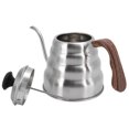 thumbnail image 3 of Cafetera, Limpieza Conveniente Mango De Grano De Madera Curvado, Agarre Cómoda Olla De Cuello De Cisne, Restaurante Antideslizante Para El Hogar Cocina Cafetería Mgaxyff Coffee Kettle, 3 of 8