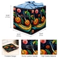 thumbnail image 3 of Snail Foldable Storage Baskets with Handle, 10.8"x10.5"x10.6" Cube Organizer - Large Capacity Storage Bin Cubes, 3 of 6