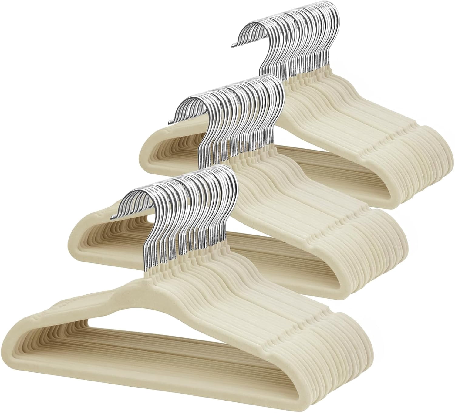 Baby Hangers, Childrens Hanger Kids Coat Hangers with Ultra Thin & Non-Slip Design 15 Pack (Light Pink)