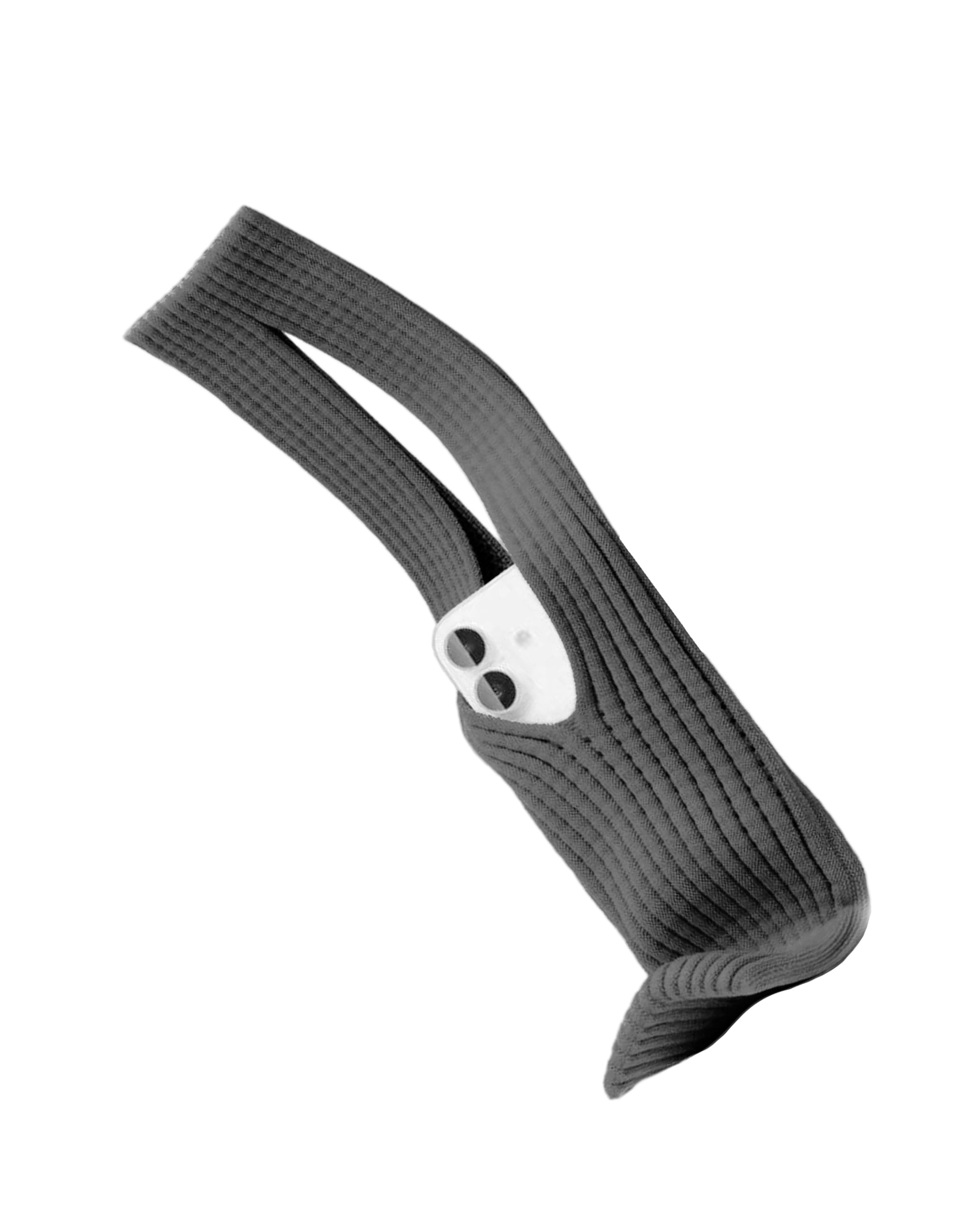 Short Compact Flex-Knit Phone Pouch - Black