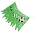 thumbnail image 3 of Decoraciones de cumpleaños de fútbol, suministros para fiestas, banderines con temática deportiva, juego de guirnaldas (verde), 3 of 8