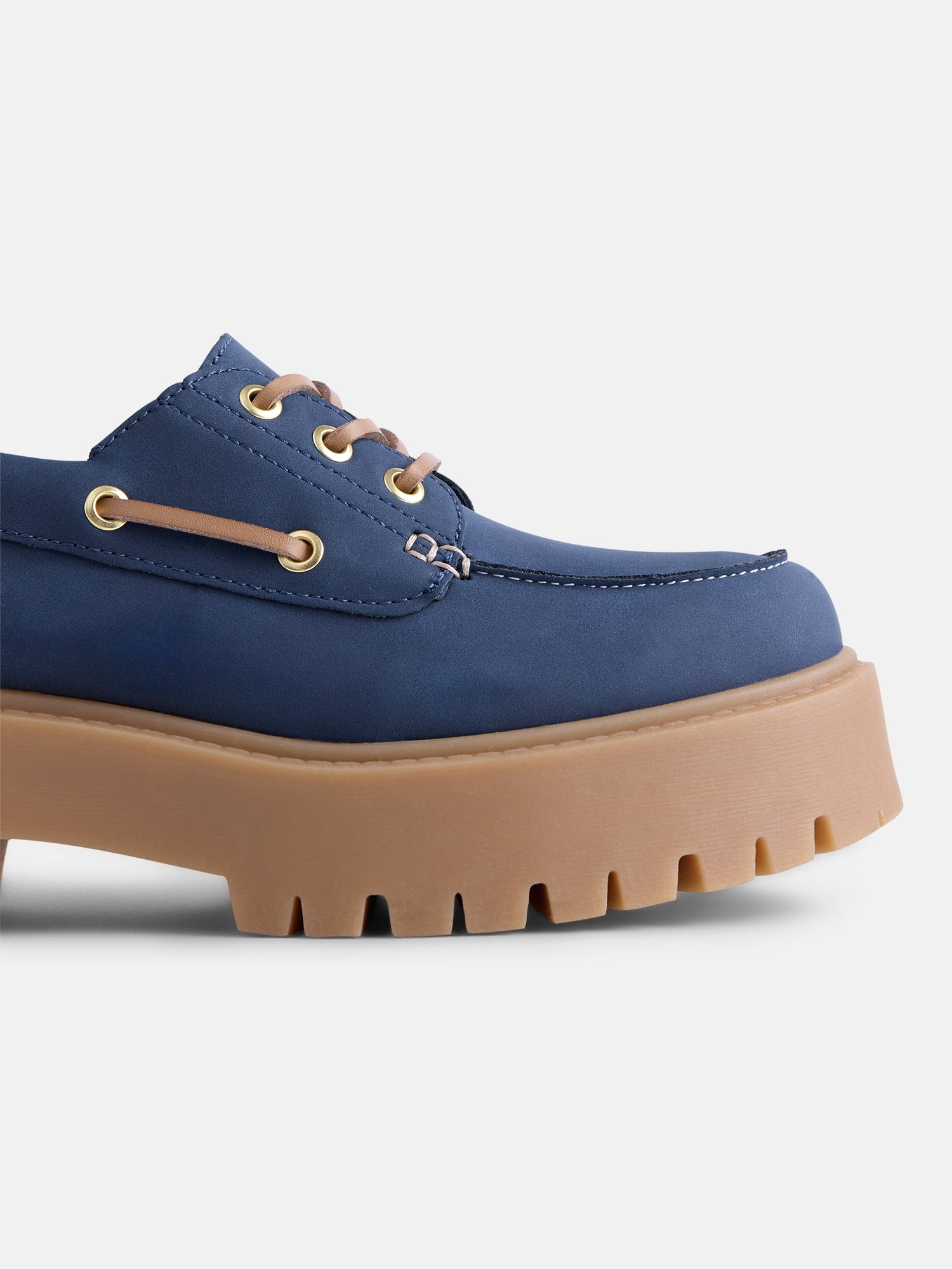 No Boundaries Women's Platform Boat Shoes