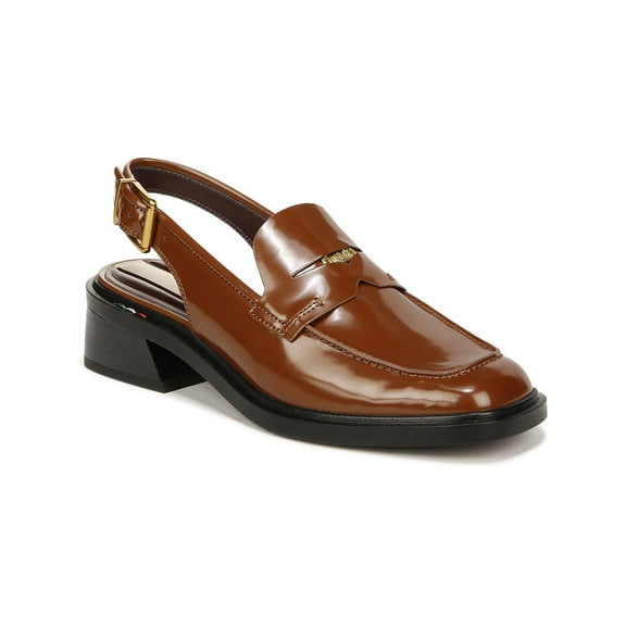 Franco Sarto Womens Giada Patent Slingback Loafers