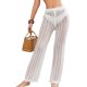 thumbnail image 2 of Pantalones De Ganchillo,Pantalones De Bikini De Playa Huecos De Ganchillo Para Mujer Pantalones De Playa De Ganchillo Altamente Versátiles, 2 of 8