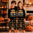 thumbnail image 2 of CAIVO Cozy Halloween Pumpkin Truck Cartoon Print Girls Sleepwear O-Neck Long Sleeve Tops & Pants Halloween Themed 2 Piece Pajama Sets For Kids, 2 of 6