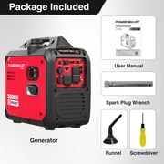 PowerSmart 3000-Watt Portable Inverter Generator, CO Protect Super Quiet for Camping Home Backup Use