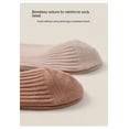thumbnail image 6 of Solid Color Double Needle Embroidery High-grade Cute Cotton Sweat-absorbent Tube Autumn And Winter Tulip Socks Women's 2 Pairs, 6 of 10