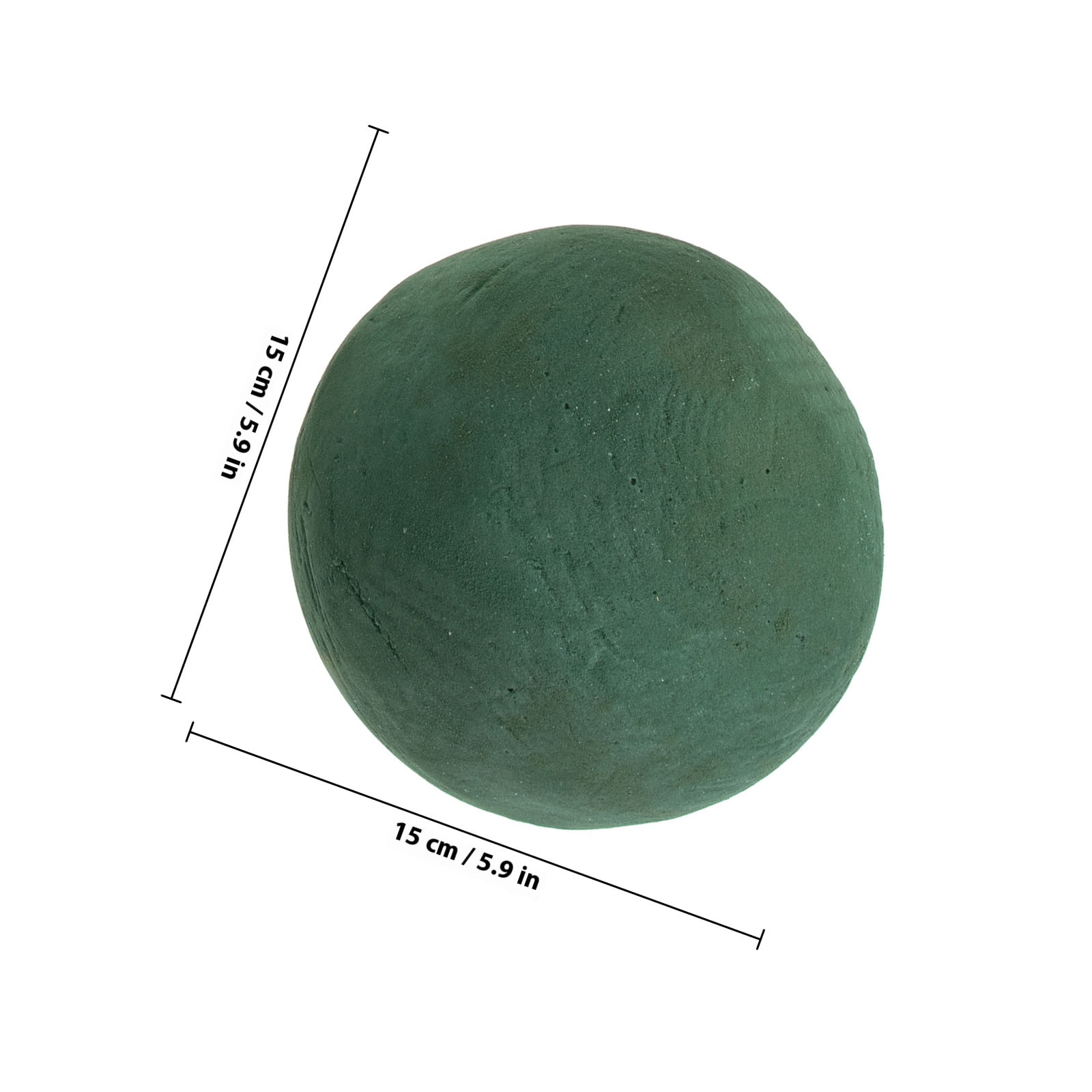 FONDOTIN 6Pcs Spherical Flower Foams Green Floral Accessory for Home Decoration and Flower Art