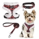 thumbnail image 1 of Juego de arneses navideños para perros SCENEREAL, forro polar cálido, tamaño pequeño, 1 of 7